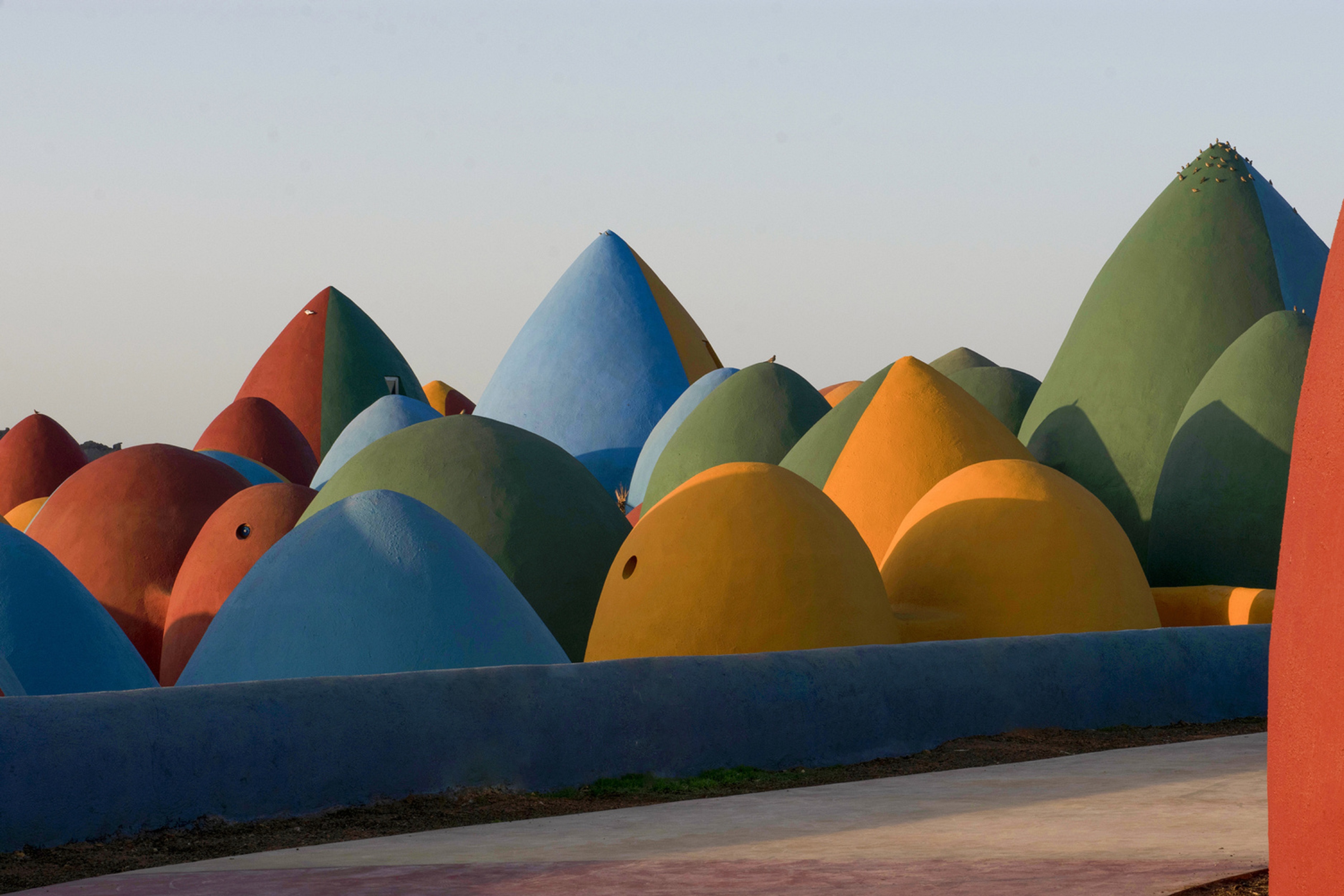 A rainbow village