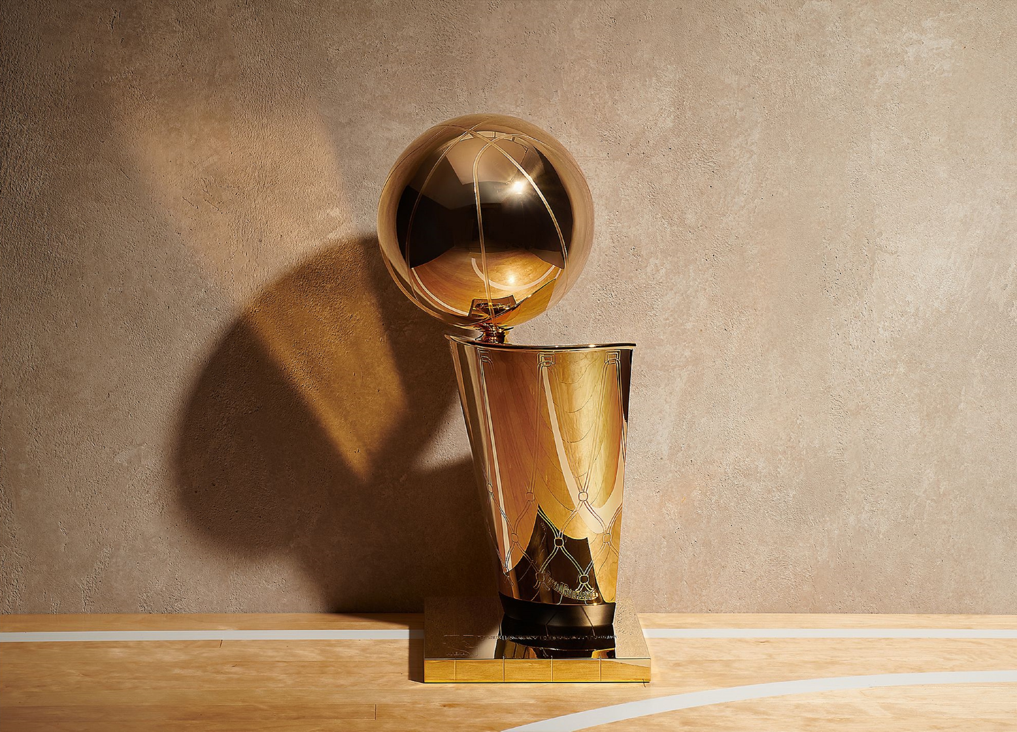 2021 NBA Finals Larry O'Brien Trophy Awarded in Louis Vuitton Trophy Trunk