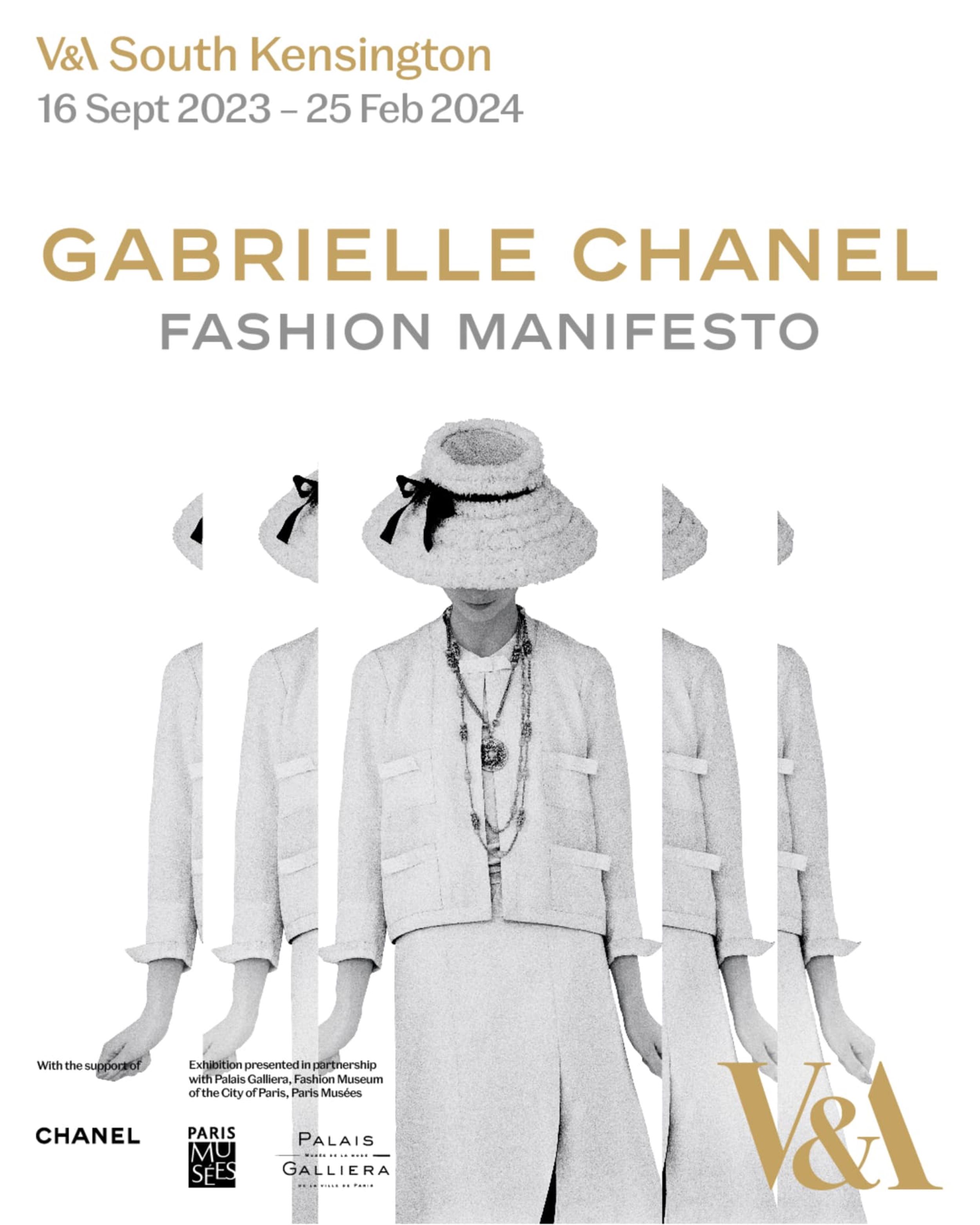 V&A Chanel exhibition, 'Gabrielle Chanel. Fashion Manifesto