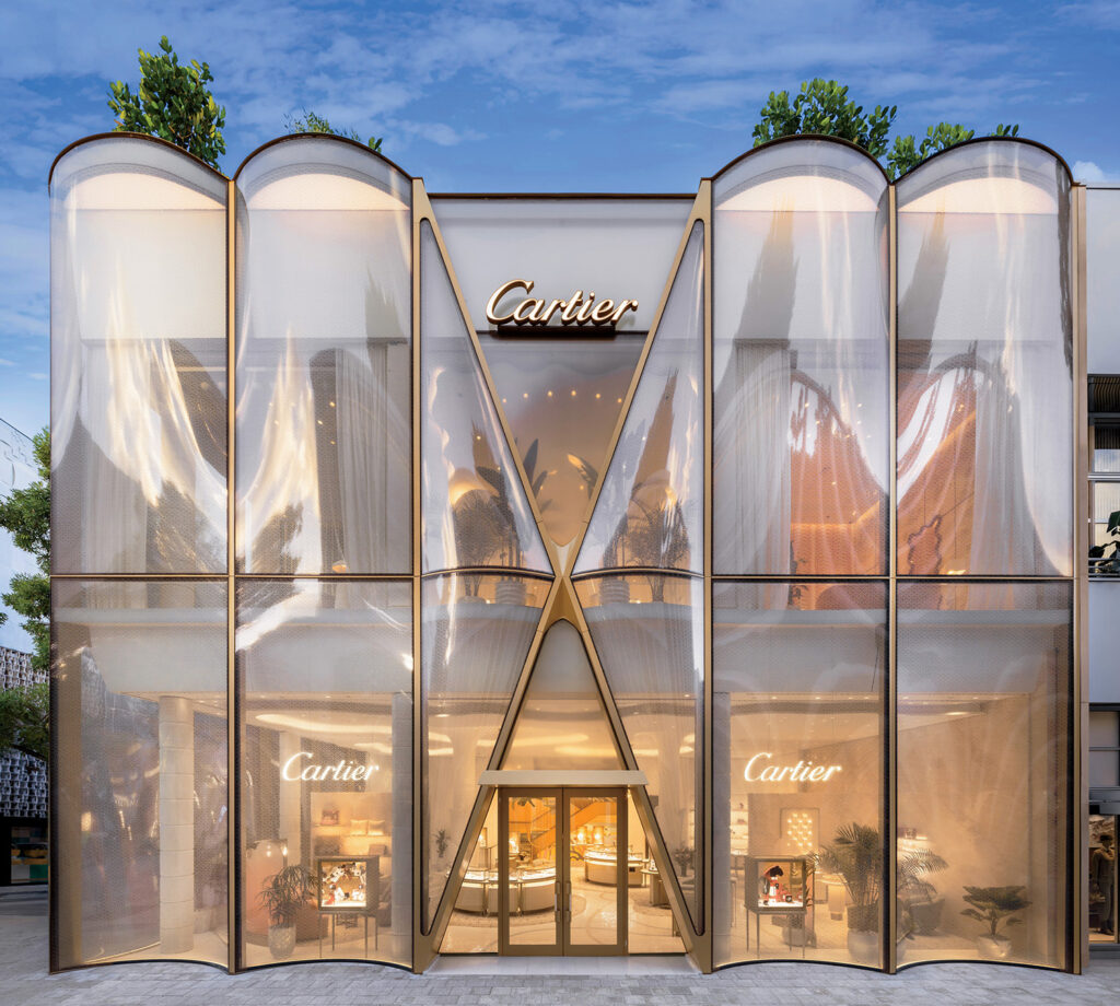 Une boutique Cartier sélectionnée pour le Prix Versailles 2026